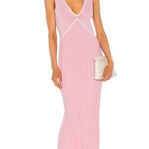 SOLID & STRIPED Pink Maxi Dress